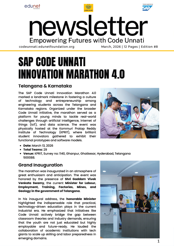 Code Unnati Newsletter — Mar 2026